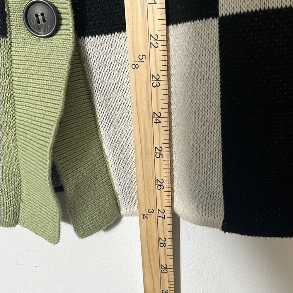 Patchwork Button-Up Cardigan - Picture 10 of 14